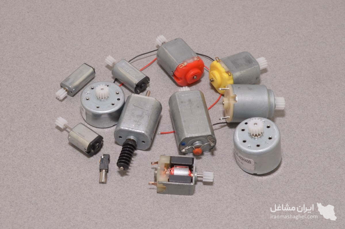 تامین و فروش قطعات الکتروموتور AC وDC کوشاموتور در تبریز
